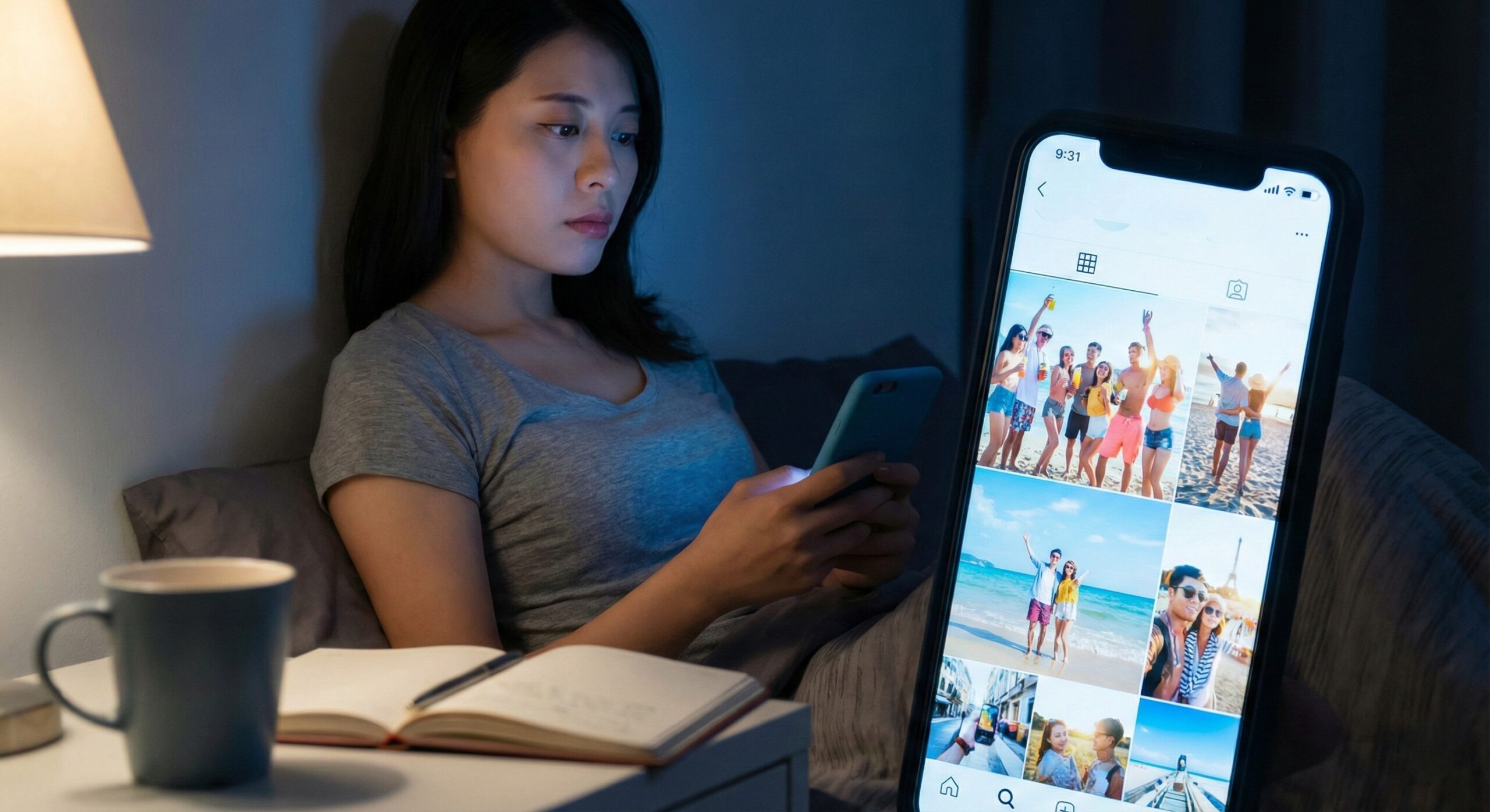 O impacto das redes sociais na sua autoestima e autoimagem